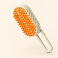 Onivela steam grooming brush, white colorway
